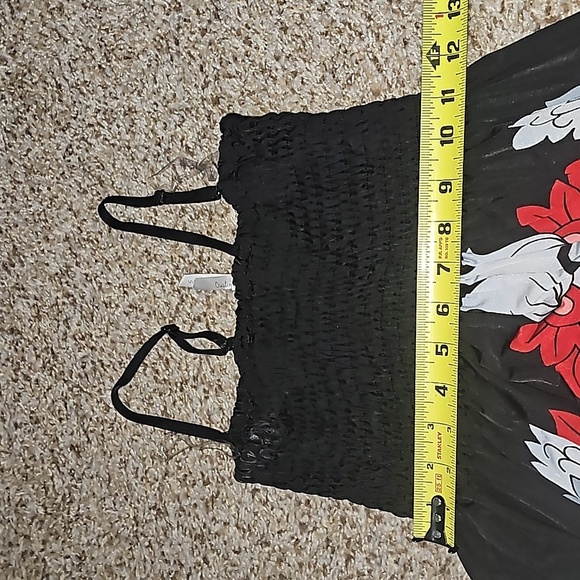 Christina Love Dress Spegetti Strap Stretch Top - Picture 5 of 6